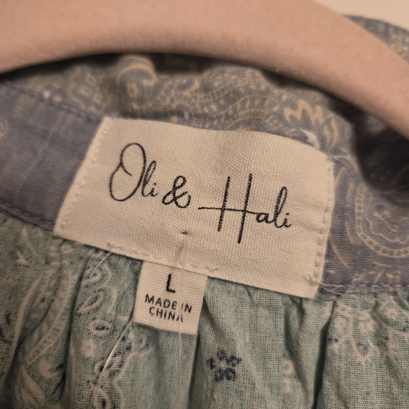 Oli & Hali Paisley Maxi Duster LARGE/EXTRA LARGE - Picture 3 of 4